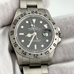 Rolex Explorer II 16570 40mm Black Dial Stainless Steel