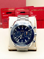 Omega 215.30.46.51.03.001 Seamaster Planet Ocean Chronograph Steel Box Paper