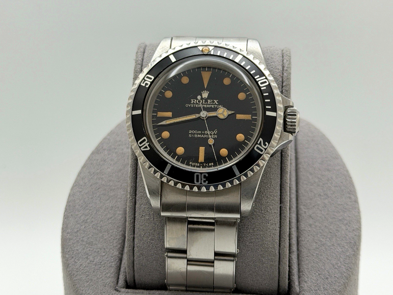 ROLEX - ヴィンテージ・ロレックス 写真集「Rolex Wristwatches」 Vintage Rolex Submariner No Date 5513 Gilt Dial Pumpkin Patina Stainle