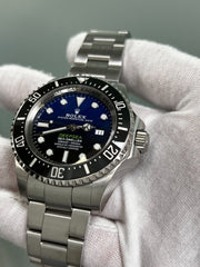 Rolex Deepsea Sea Dweller 126660 Black Blue James Cameron Steel Box Paper 2021