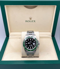 2024 Rolex Submariner Starbucks 126610LV 41mm Green Black Steel Box Paper