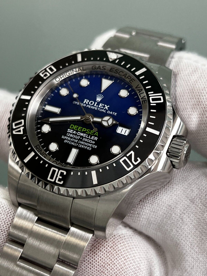 Rolex Deepsea Sea Dweller 126660 Black Blue James Cameron Steel Box Paper 2021