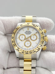 2024 Rolex Daytona 126503 White Dial 18K Yellow Gold Stainless Box Paper