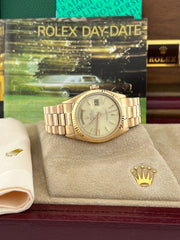 Rolex President Day Date 1803 Champagne Dial 18K Rose Gold Box