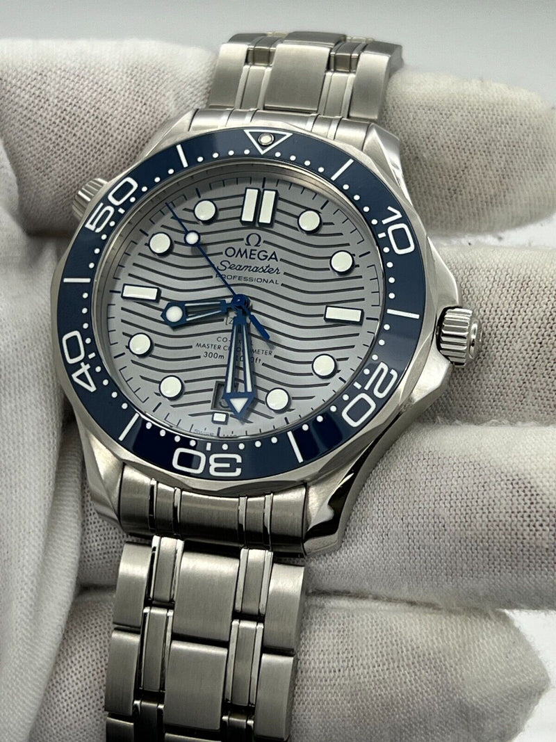 Omega seamaster ceramic blue best sale