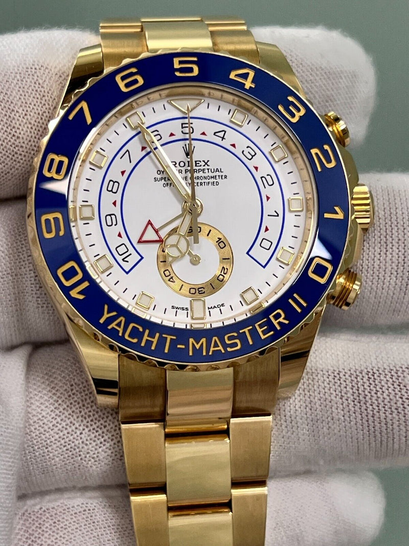 Rolex Yacht Master II 116688 Blue Ceramic 44mm 18K Yellow Gold Box Paper 2022