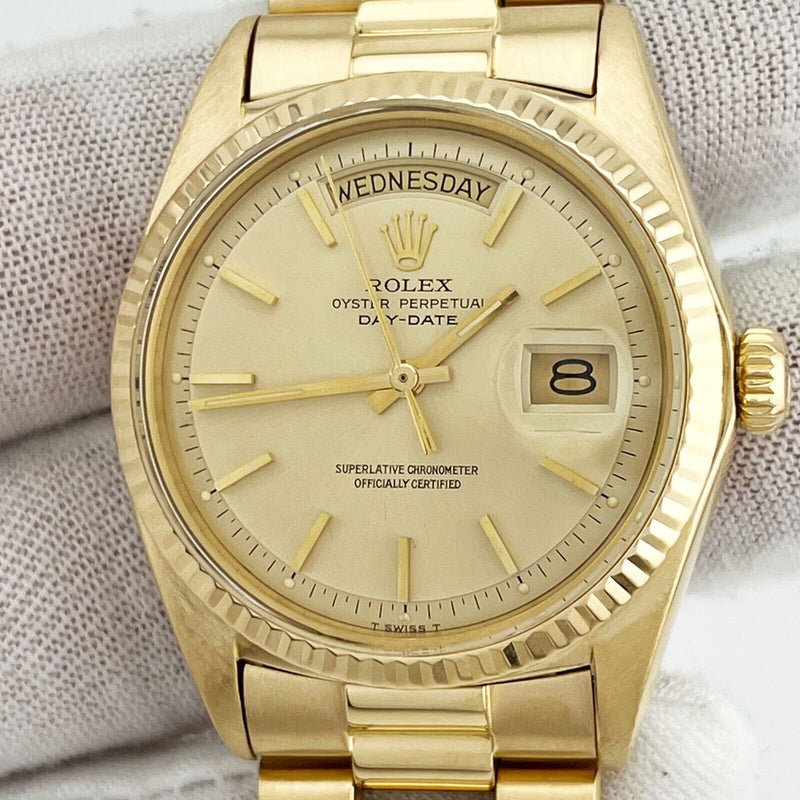 Rolex President Day Date 1803 36mm Champagne Dial 18K Yellow Gold