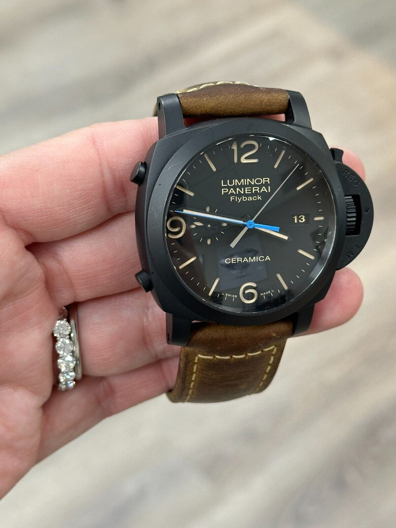 Panerai PAM00580 PAM 580 Luminor 1950 3 Days Chrono Flyback 44mm Box Paper