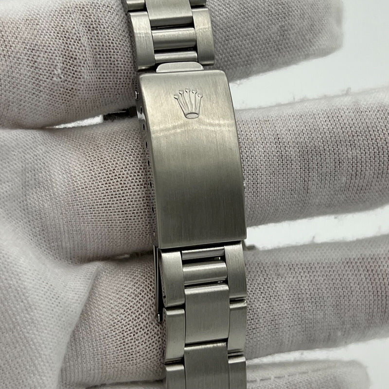 Rolex Oysterdate 6694 34mm Rare Nalco Blue Dial Stainless Steel