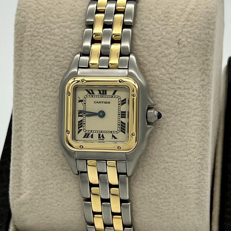 Panthère de Cartier Small W25029B6 Ref 66921 18K Yellow Gold Stainless Steel