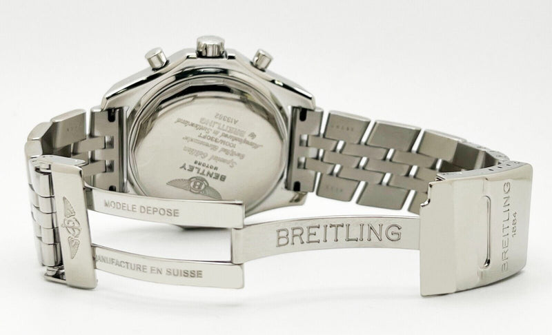 Breitling A13362 Bentley Motors GT White Dial Stainless Steel Box Papers