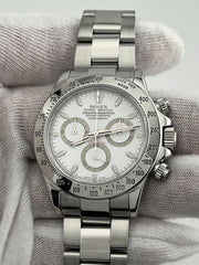 Rolex Daytona 116520 White Dial Stainless Steel Box Booklet