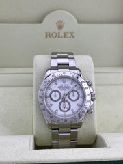 Rolex Daytona 116520 White Dial Stainless Steel Box Booklet