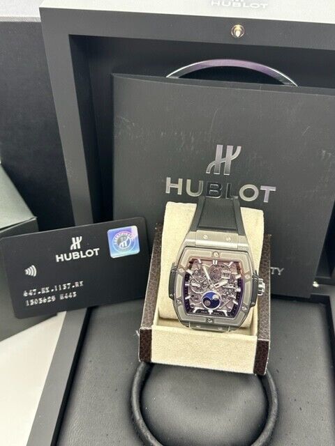 Hublot Spirit of Big Bang Moonphase Titanium 647.NX.1137.RX Box Paper