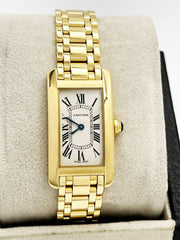 Cartier Tank Americaine Ref 2482 18K Yellow Gold