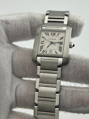 Cartier Tank Française 2302 W51002Q3 Stainless Steel Box Booklet