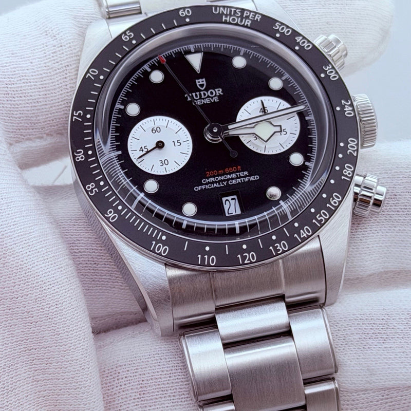 Tudor Black Bay Chrono 79360N 41mm Reverse Panda Dial Stainless Steel