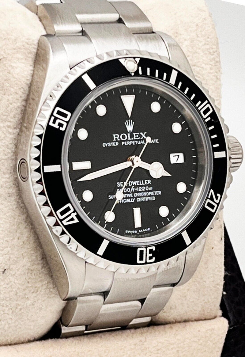 Rolex Sea Dweller 16600 40mm Black Dial Black Bezel Stainless Steel 2003