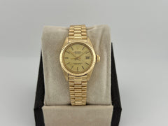 Rolex Ladies President Datejust 6917 Champagne Dial 18K Yellow Gold