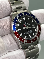 Vintage Rolex GMT Master 1675 Pepsi Red and Blue Stainless Steel 40mm