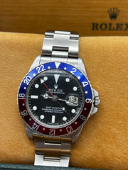 Vintage Rolex GMT Master 1675 Pepsi Red and Blue Stainless Steel 40mm