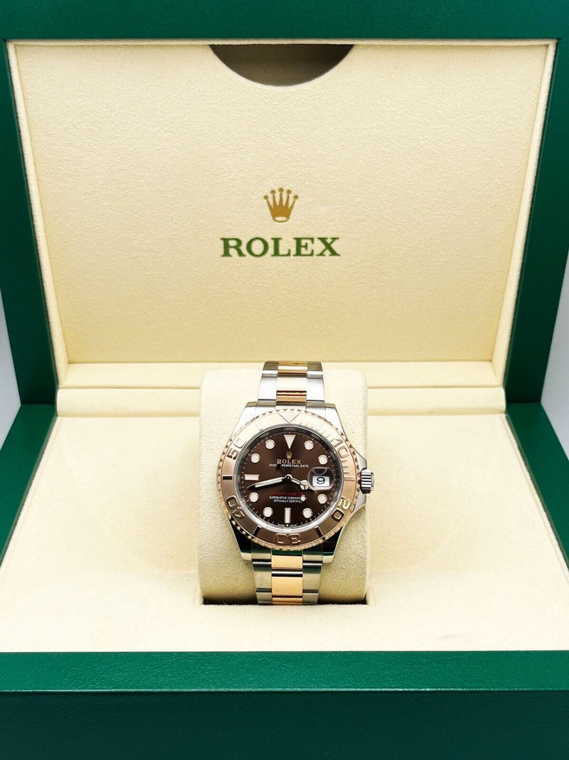 Rolex Yacht Master 126621 Chocolate Dial 18K Rose Gold Stainless Box Paper 2021