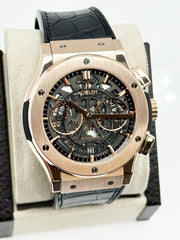 Hublot 525.OX.0180.LR  Classic Fusion Aerofusion Chronograph 45mm 18K Rose Gold