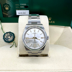 Rolex 126000 Oyster Perpetual Silver Dial Stainless Box paper 2022 36mm