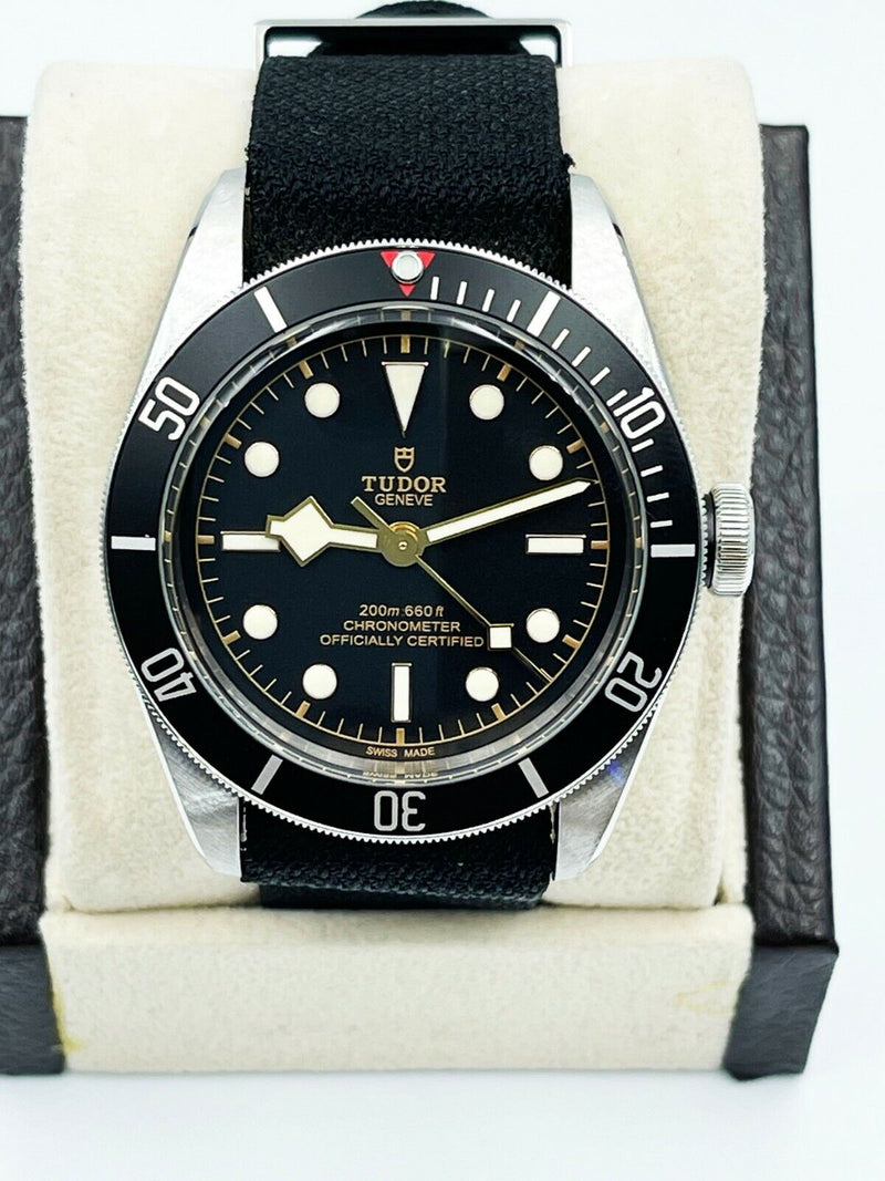 Tudor Black Bay 79230N Stainless Steel Fabric Strap Box Papers 2019