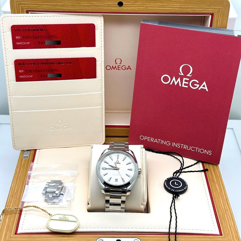 Omega Seamaster Aqua Terra 220.10.41.21.02.001 Stainless Steel Box Paper