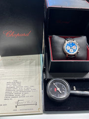 Chopard Titanium Mille Miglia Ref 2894/2 Blue Dial Box Paper