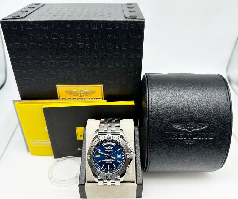 Breitling A45320 Galactic 44 Day Date Automatic Steel Box Paper 2016