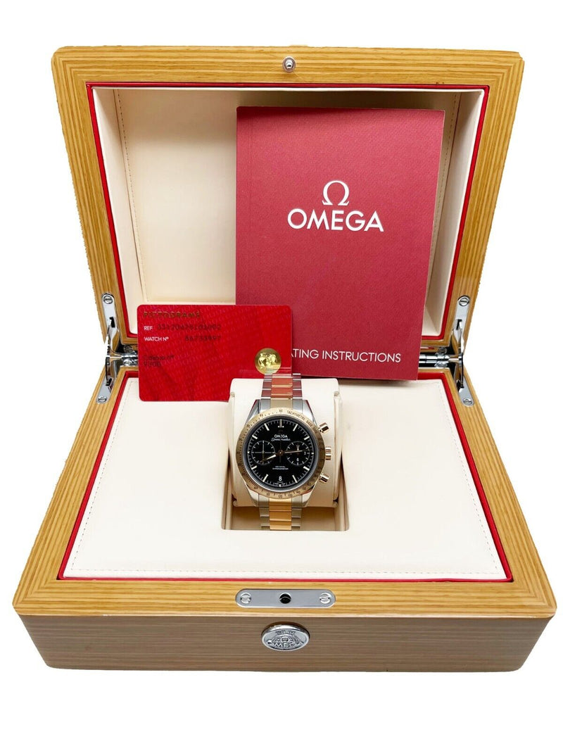 Omega 331.20.42.51.01.002 Speedmaster 57 18K Rose Gold Stainless Steel Box Paper