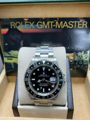 Rolex GMT Master 16700 Black Dial Stainless Steel Watch Box Booklet