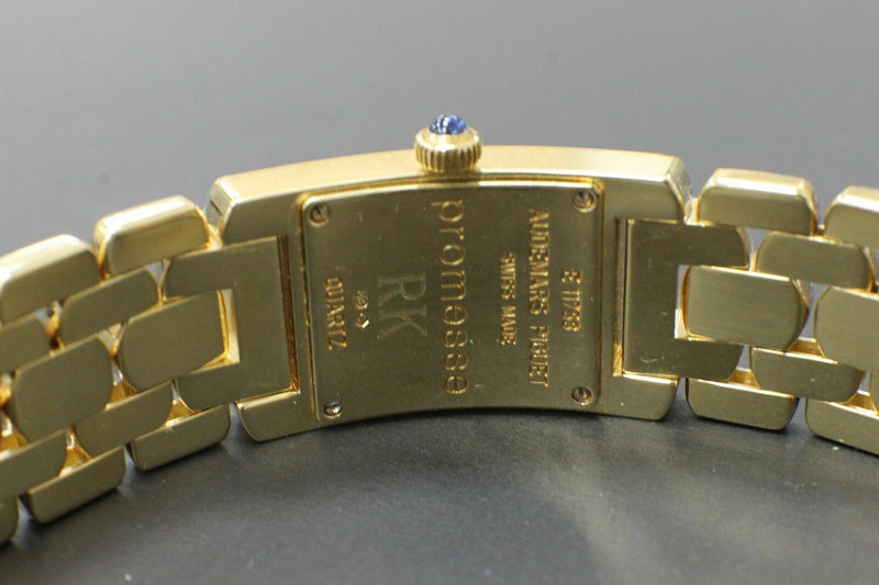 Audemars Piguet Promesse 67260BA 18K Yellow Gold Ladies Blue Sapphire Crown
