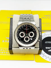Breitling Montbrillant A23351 Black Dial Stainless Steel Paper 47mm