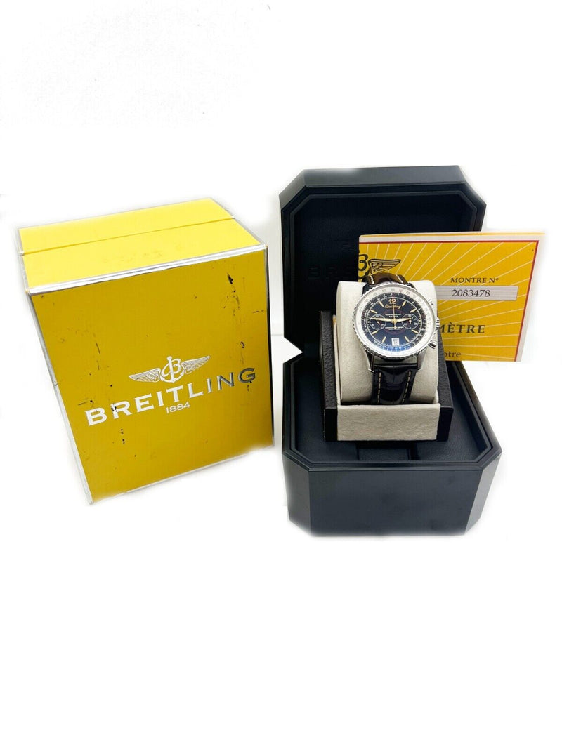 Breitling A48330 Montbrillant Chronograph 43mm Stainless Steel Box Paper 2005