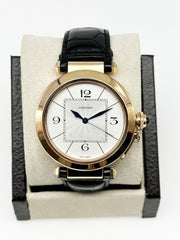 Cartier  2770 Pasha 18K Rose Gold Leather Strap 42mm