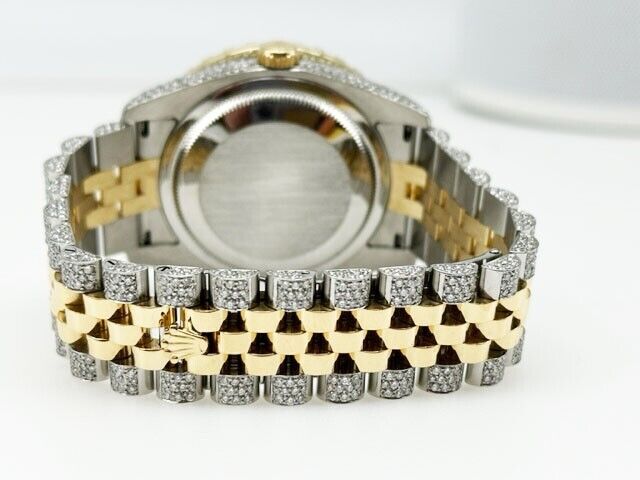 Rolex Datejust 116233 Diamond Arabic Dial Diamond Bezel and Band 18K Steel