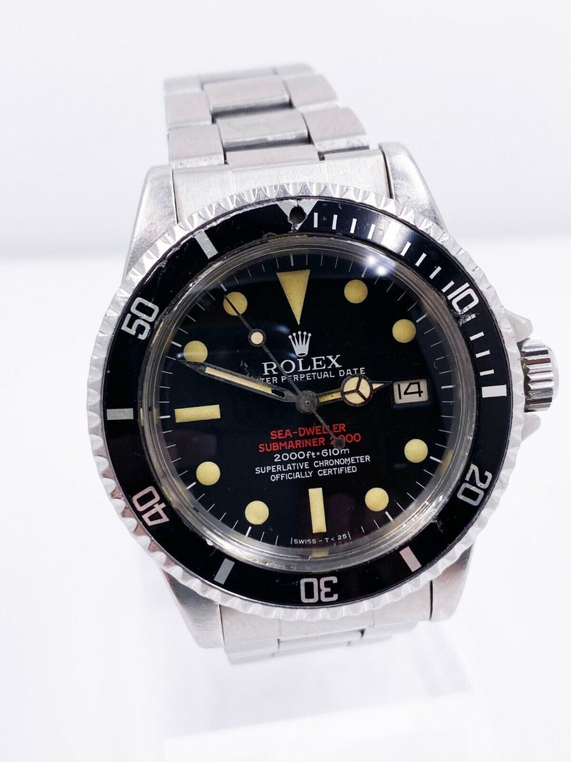 Vintage Rolex 1665 Double Red Sea Dweller Stainless Steel