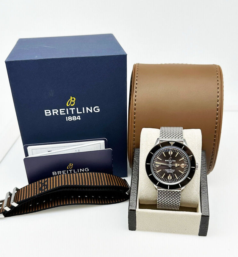 2020 Breitling A10370 Superocean Heritage 57 Stainless Steel Box Booklet
