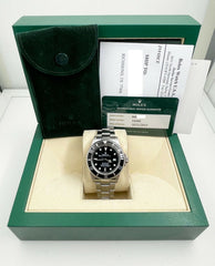 Rolex Sea Dweller 16660 Black Dial Stainless Steel Box Service Paper