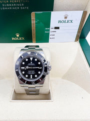 Rolex Submariner 114060 Black Dial Stainless Steel 40mm Box Paper 2016