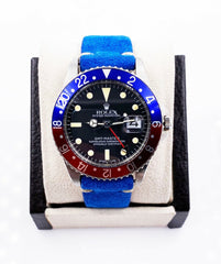 VINTAGE Rolex GMT Master 1675 Pepsi Red and Blue Stainless Steel 1960