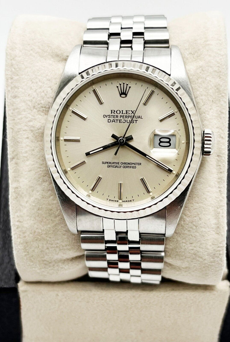 Rolex 16234 Datejust Silver Dial Stainless Steel