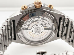Breitling IB0134 Chronomat B01 42 Stainless Steel 18K Rose Gold Box Paper