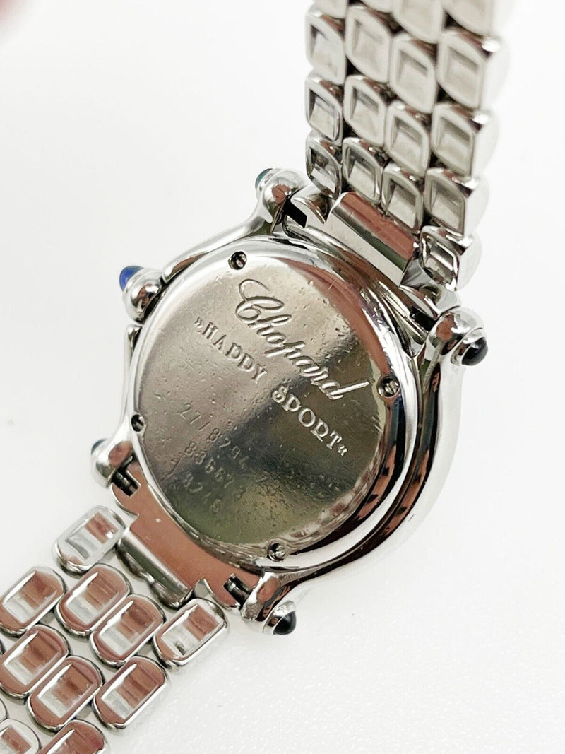 Chopard Ladies Happy Sport 27/8294-23 Diamond Stainless Steel Watch