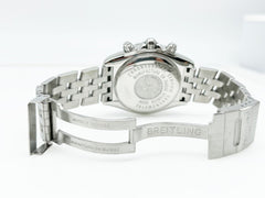 Breitling A13364 Galactic Chronograph II Silver Dial Steel 44mm Box Paper
