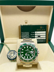 Rolex Submariner 116610LV Hulk Green Ceramic Stainless Box Paper 2013