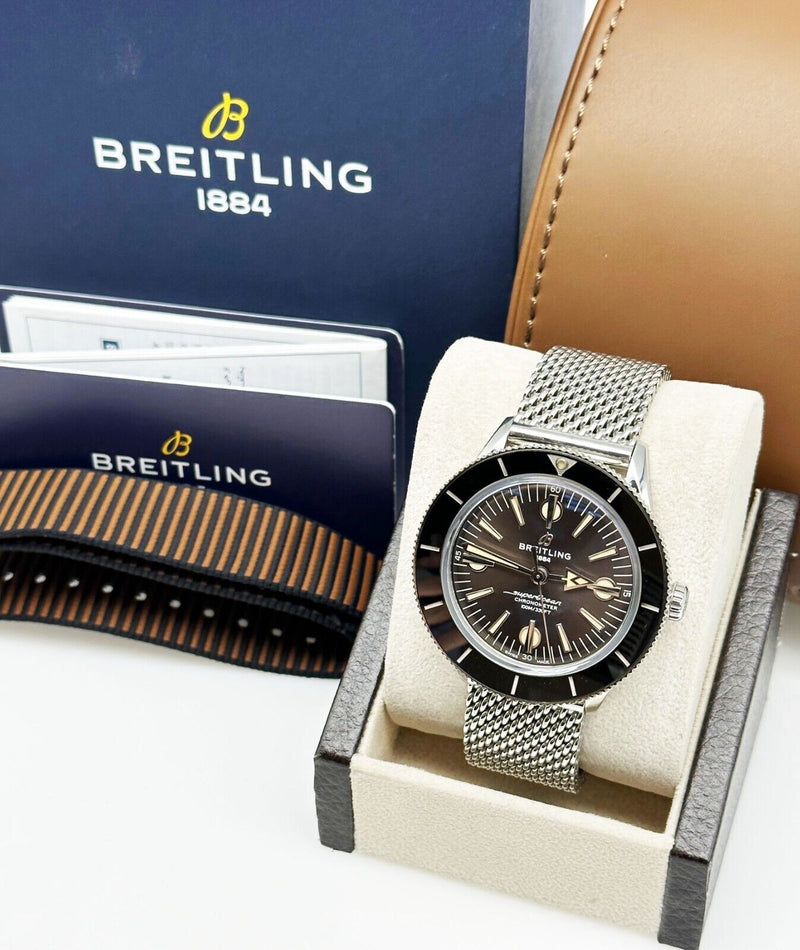 2020 Breitling A10370 Superocean Heritage 57 Stainless Steel Box Booklet